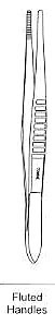 Dressing Forcep, Fluted Handle
